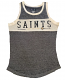 New Orleans Saints Tank Top - Gray/Cream Women