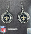 New Orleans Saints Earrings - Round FDL