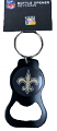 New Orleans Saints Key Chain - Bottle Opener Black Matte