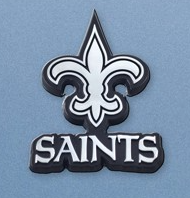 New Orleans Saints Emblem - 3-D Metal