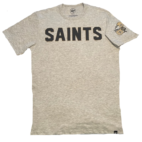 New Orleans Saints T Shirt - Relay Gray Men