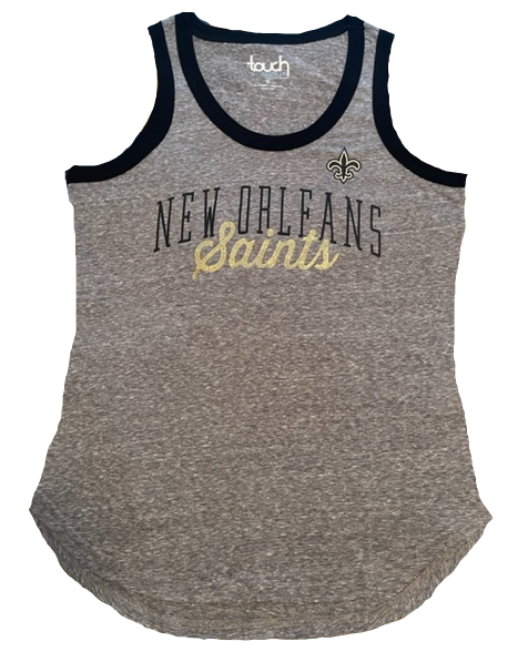 New Orleans Saints Tank Top - Gray