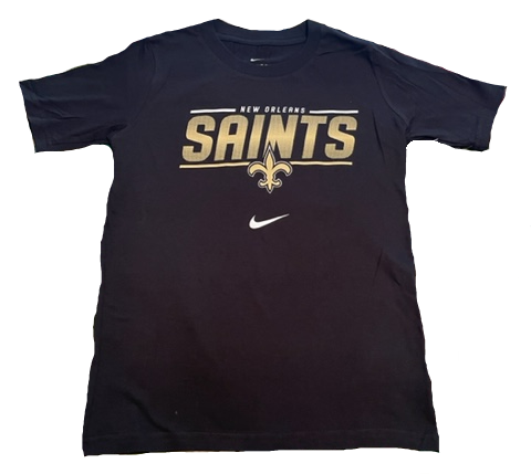 New Orleans Saints T Shirt - Team Muscle Youth