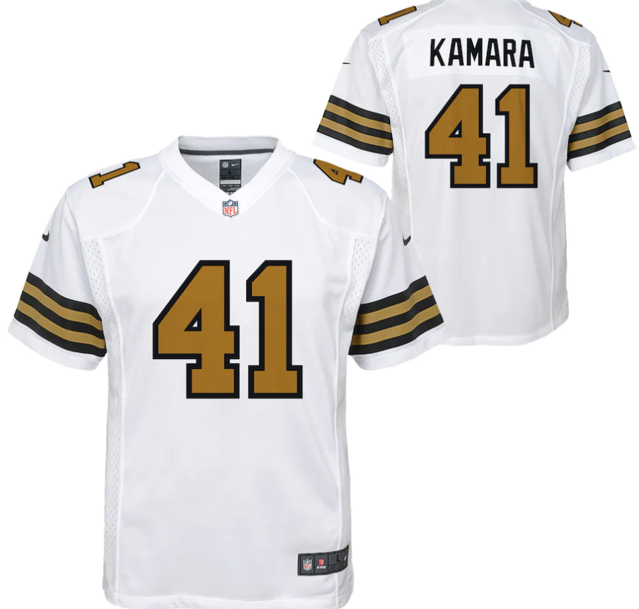 New Orleans Saints Jersey - Youth Color Rush #41