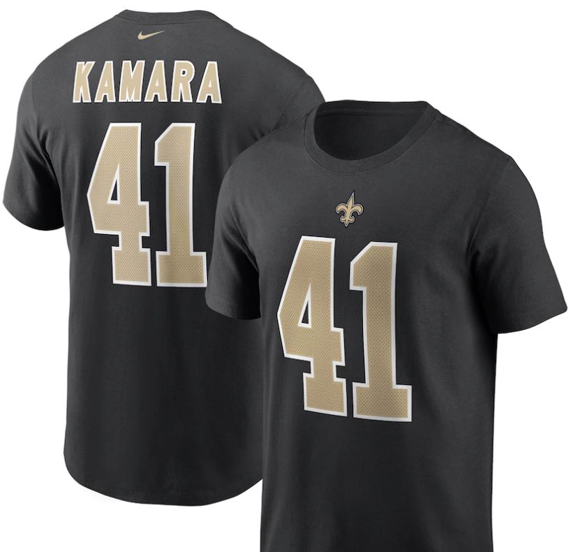 New Orleans Saints T Shirt - Kamara #41