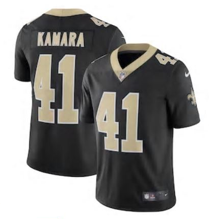 New Orleans Saints Jersey - Limited Black Kamara #41
