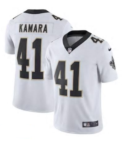 New Orleans Saints Jersey - Limited White Kamara #41