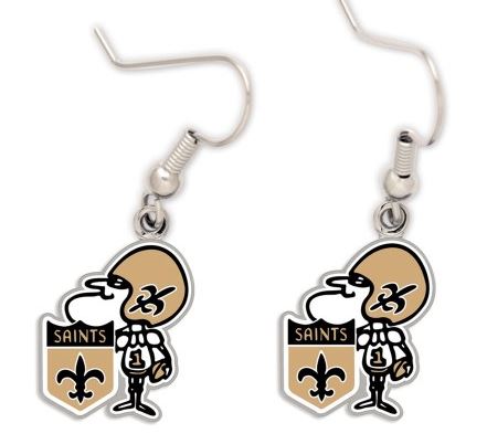 New Orleans Saints Earrings - Sir Saint