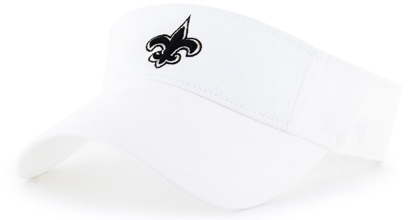 New Orleans Saints Visor - Clean Up White