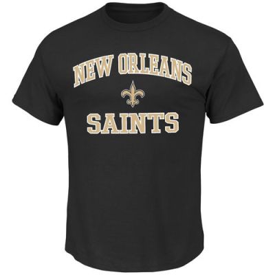 واي فاي زين السعودية New Orleans Saints Majestic Heart & Soul Black T-Shirt واي فاي زين السعودية