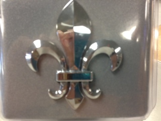 New Orleans Saints Hitch Cover Chrome -Silver